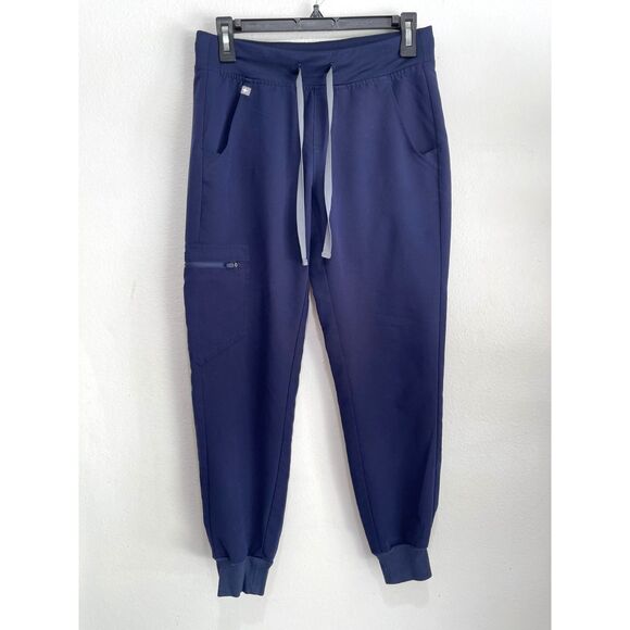 Figs scrubs jogger pants technical collection medical uniform navy blue women XS - Picture 1 of 3